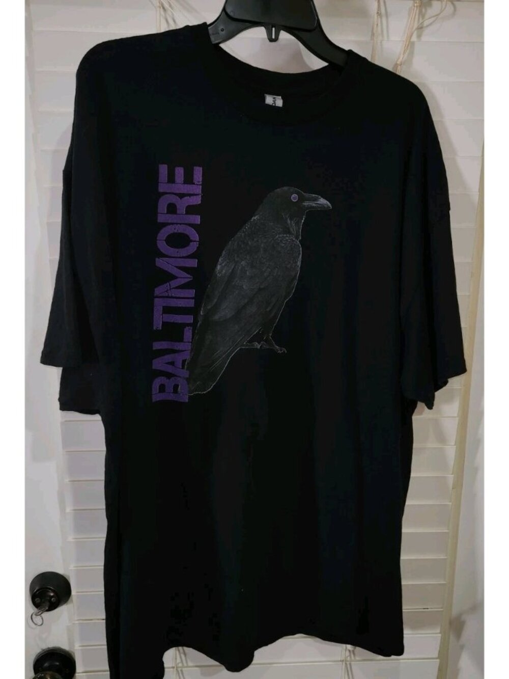 Baltimore Ravens T-Shirt Mens 2XL Black